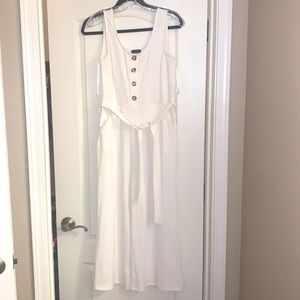 Brand new White romper size L
